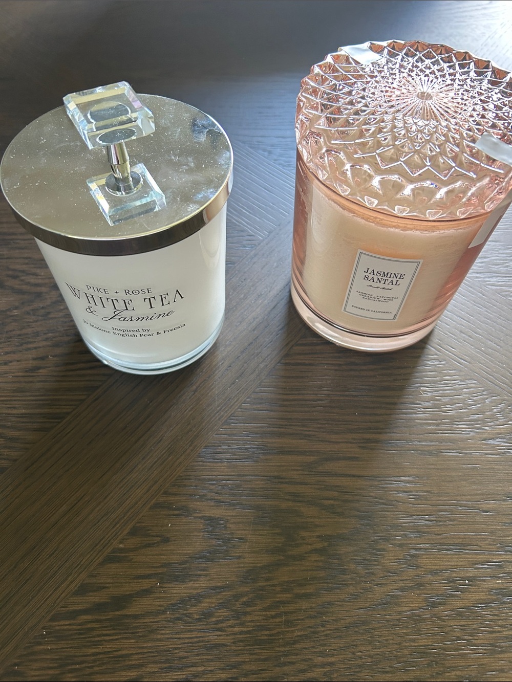 White Tea & Jasmine and Jasmine Santal Candles PICK ONE!!